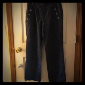 Navy pants straight leg